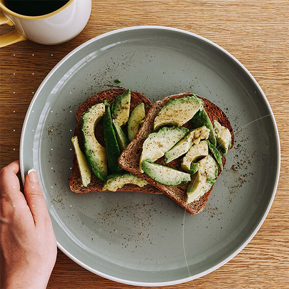avocado on toast. blog image 12 proven weight loss